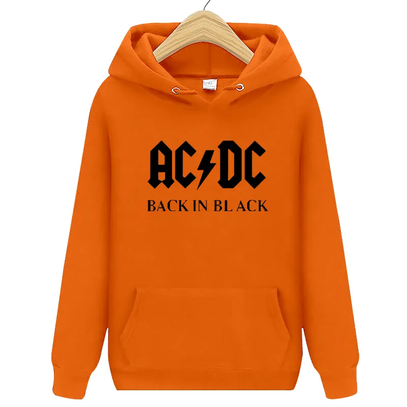 Sweats à capuche pour hommes sweats à capuche hommes Hip Hop ACDC sweat mâle décontracté Streetwear veste à capuche femmes marque vêtements