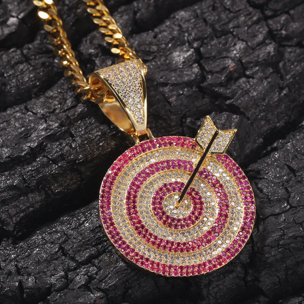 B Diamond Necklace AsAlways Plug Necklace For Men | Stainless Steel Hip Hop Jewelry | 18K Gold Plated With Cubic Zirconia | Rapper Style Rapper Chain Jewelry
