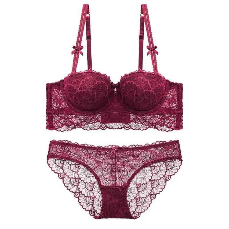 Womens White Lace Wedding Bra Panty Set With Wide Flannel Lining, U Stereo  Fixed Shoulder Strap, And Cotton Lined Design LCW Underwear 203M From  Tz6607, $35.44