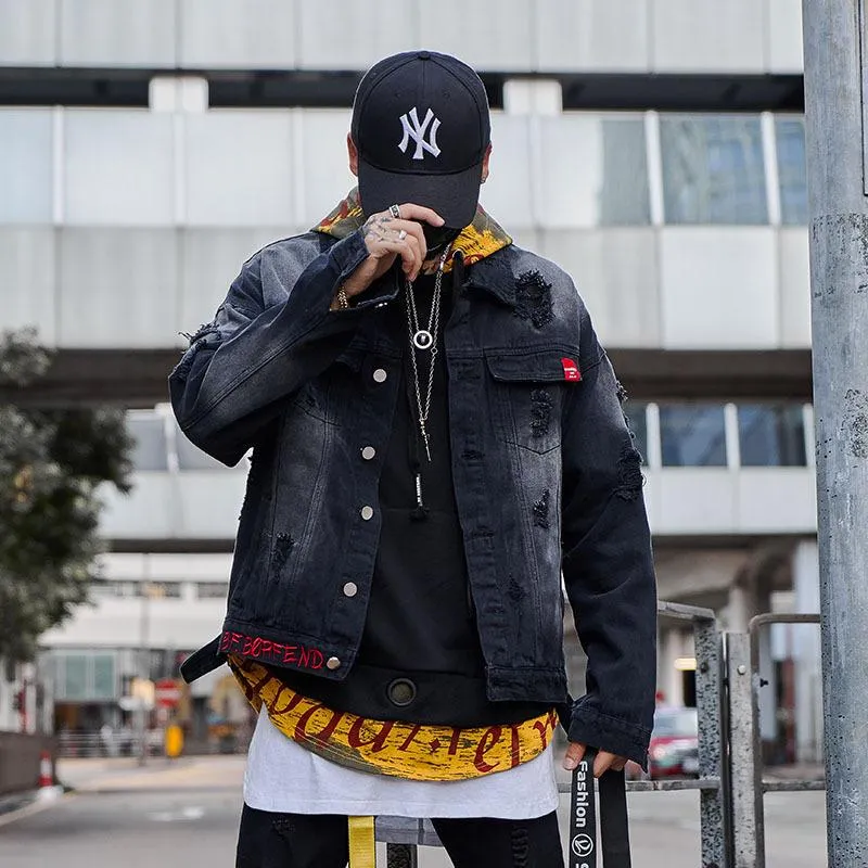 Wolf clearance jean jacket