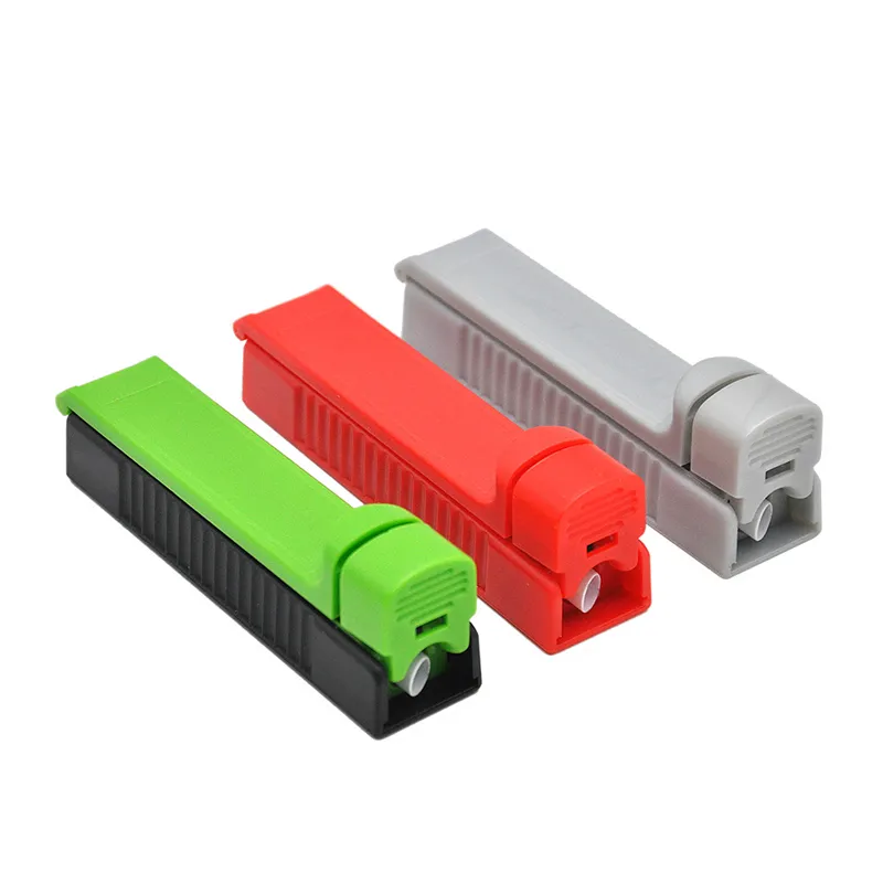 Nuovo stile Mini plastica Rolling Injector 105MM Tubi per sigarette Uso manuale Fumo estrattore Tubo singolo Estrattore di tabacco Sigaretta di plastica Ma