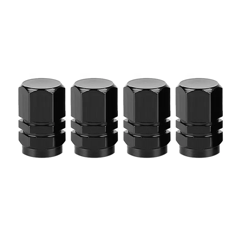 8 Tappi Valvola Auto In Alluminio Anodizzato, Universali, Filetto 0,7 Cm, Colore Rosso, Proteggono Dallo Sporco - 2