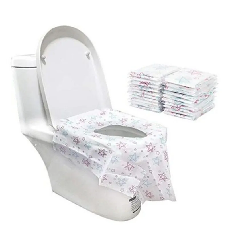Protège Toilette Jetable Couvre-Siège WC en Papier Jetable Voyage
