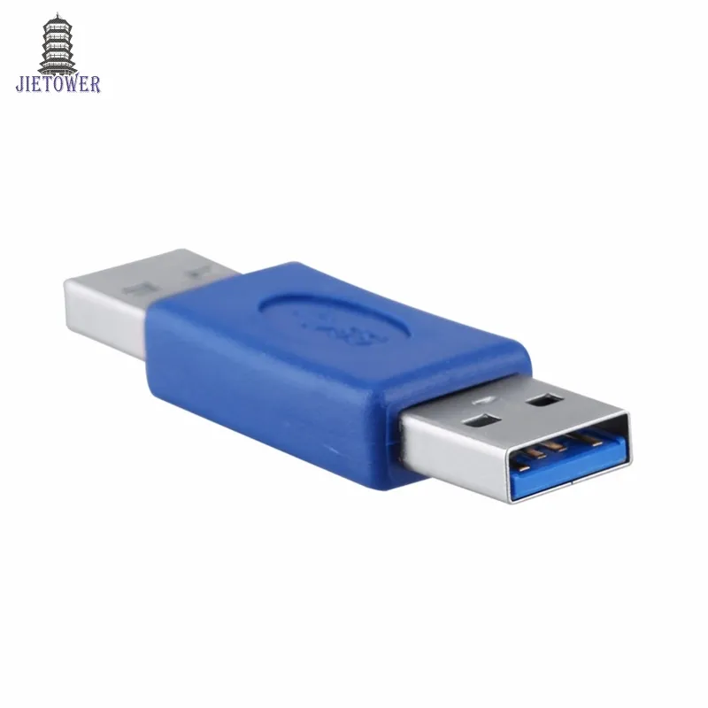 500pcs / lot USB 3.0 Skriv en man för att skriva en manlig M-M-kopplingsadapter Gender Changer Connector Pro New