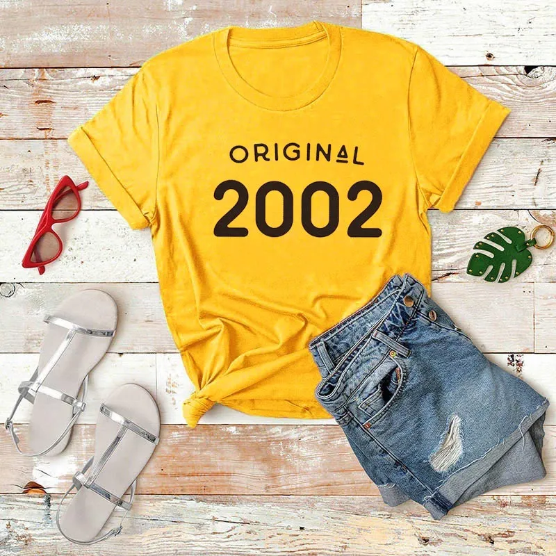 Manga Corta Ocasional Del Verano 2020 Original De 2002 De Regalo