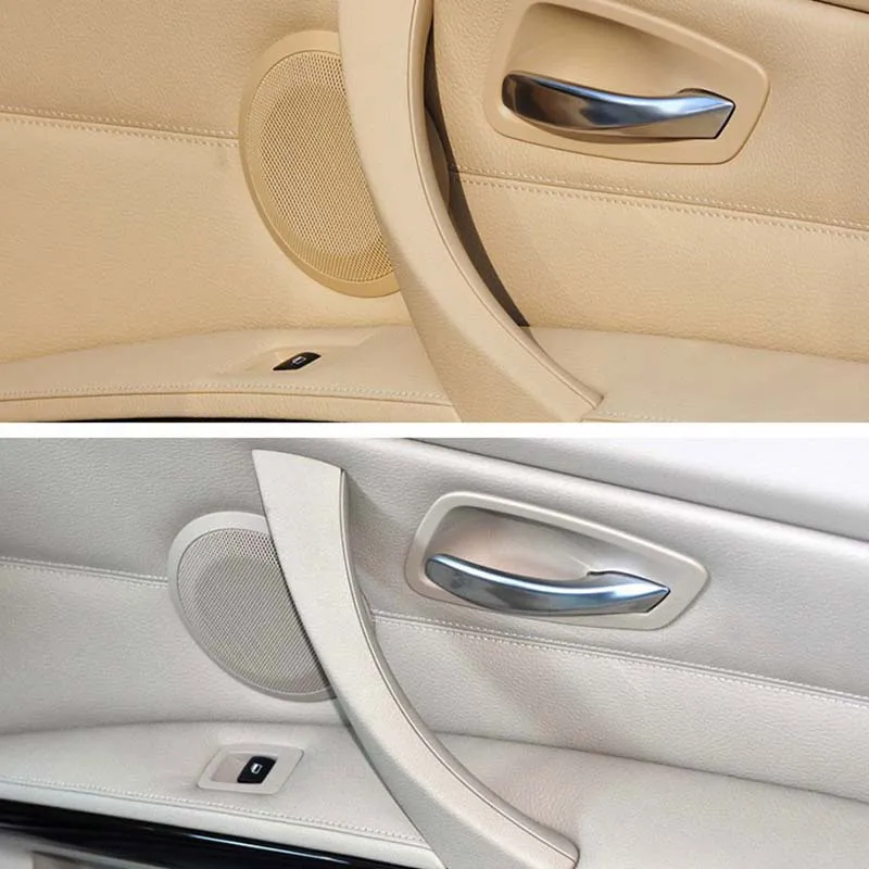 Poignée intérieure de voiture panneau de porte intérieure tirer revêtement  d'habillage gauche droite pour BMW série 3 E90 E91 316 318 320 325 328 330  335