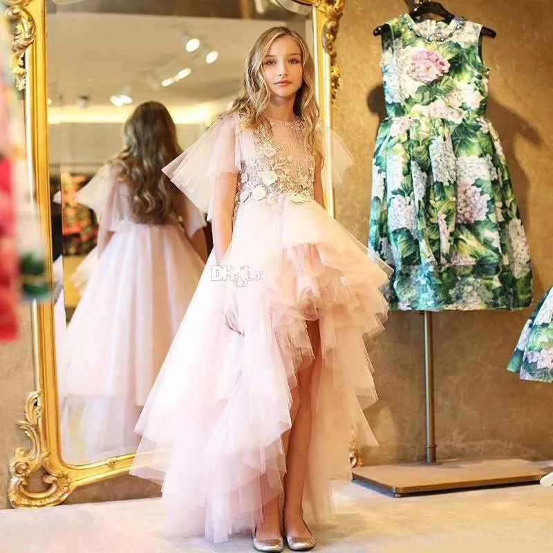 Asymmetrical flower girl dress online