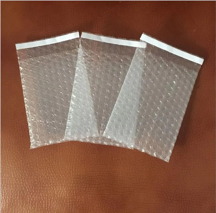 100 PCS Clear Self Seal Bubble Packing Envelopes Wrap Bags (Width 65 - 170mm) x (Length 80 - 220mm) Multi Sizes (2.5" to 6.7" )