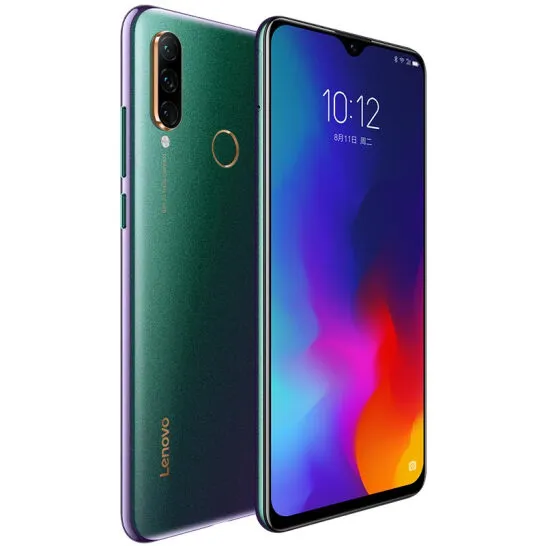 Original de telefone celular Lenovo Z6 Lite 4G LTE 4GB RAM 64GB ROM Snapdragon 710 Octa Núcleo 6.3" Full Screen 16MP Fingerprint ID Smart Mobile Telefone