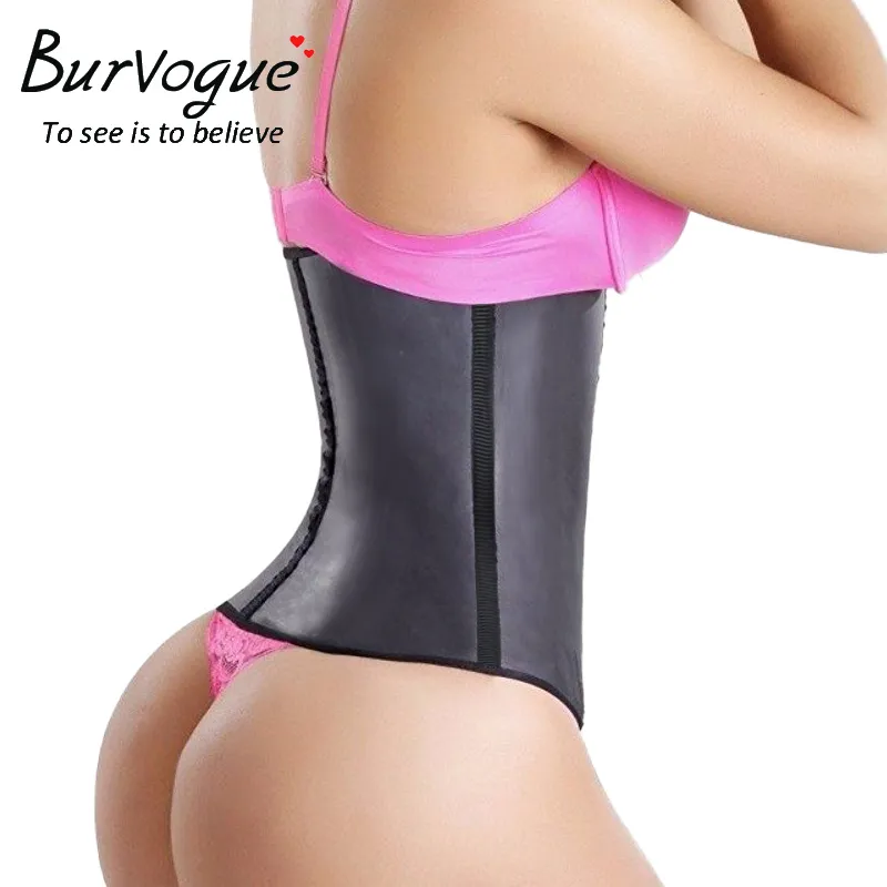 Burvogue Latex Waist Trainer Shapers 9 Steel Bone Underbust Corset Weight  Loss Waist Shaper Plus Size Sexy Waist Cincher Y19070101 From Qiyuan03,  $18.9