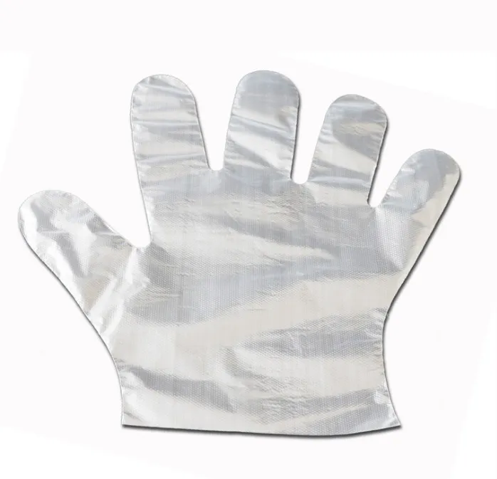 The latest 1 pack = disposable PE gloves, food-grade transparent ordinary style, thick, extra thick, 3 styles, DHL 