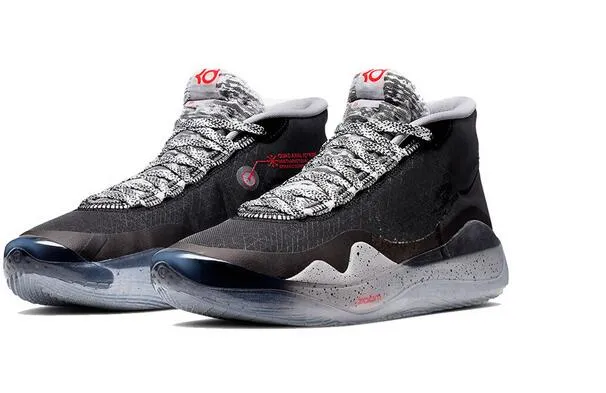 2019 Hot MVP Kevin Durant KD 12 Anniversary University 12S XII Oreo Männer Basketballschuhe USA Elite KD12 Sport Turnschuhe Größe 40-46