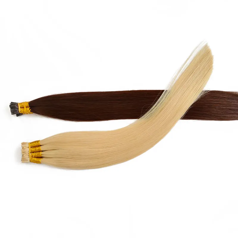 200st 100Gram Keratin Hot Fusion Stick I Tiver Tain Hair Divil Divil прямые волосы предварительно связанные привязки