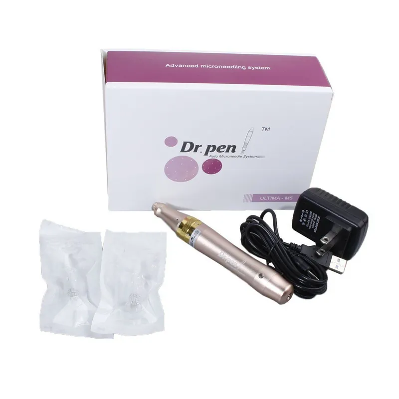 M5 / 7W Dr.Pen Derma Pen Auto Elektryczny Micalonedle Roller System Regulowany Igły Długość 0,25mm-2,5 mm Anti Trądzik