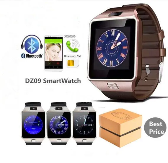 DZ09 Fashion Sport Smart Watch GT08 U8 A1 Tarjeta SIM de soporte WRISBRAN para Android Teléfono Smartwatch Man Camera Women Bluetooth Dispositivo portátil