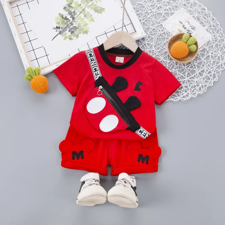 2PCS Toddler Kids Baby Boys Outfits Tshirt TopsPants Girls Outfits Set Summer Boys Clothes Tracksuit baby clothing set
