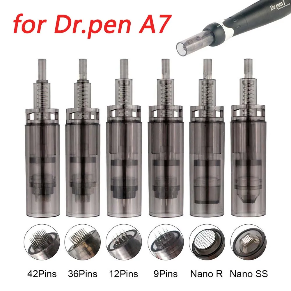 drpen A7 Needles Cartridge dr pen Replacement Micro Pin Needle Screw Cartridges for Auto Microneedle System