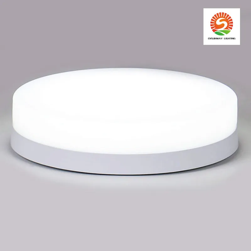 6-24W modern LED tavan ışık fikstür - IP44 su geçirmez yuvarlak gömülü yüzey aydınlatma sundurma koridor soğuk beyaz montaj (20 paket)