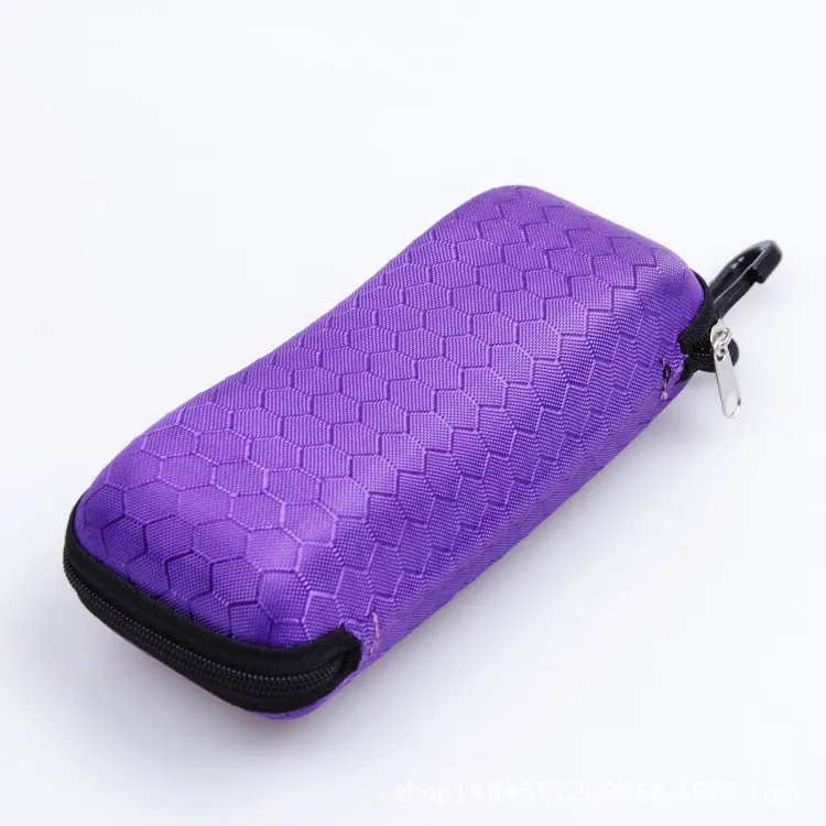 Män Kvinnor Modig Ny Anti-Stress Honeycomb Solglasögon Box Eva Zipper Bag 168mm * 68mm * 53mm YD0588