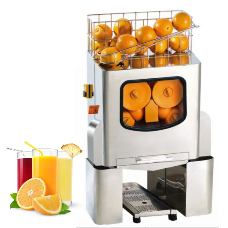 Lage prijs elektrische sap maker citrus juicer, commercieel automatisch roestvrij staal sinaasappelsap maken machine 110v / 220V