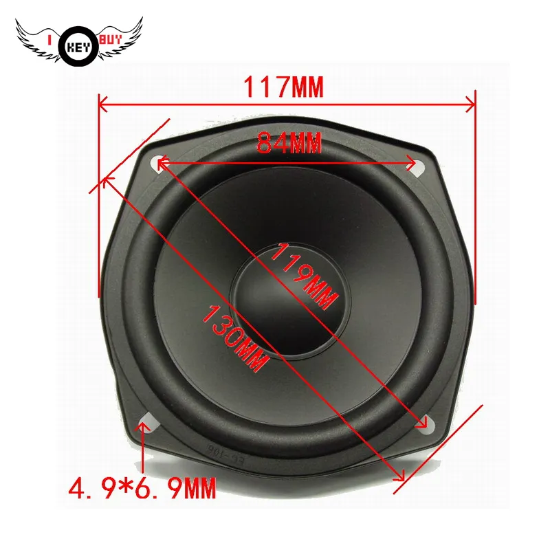 나는 키 구매 고품질 4 5 인치 방수 8 Ohm베이스 스피커 117mm rms 30W 미드 레인지 스피커 265p