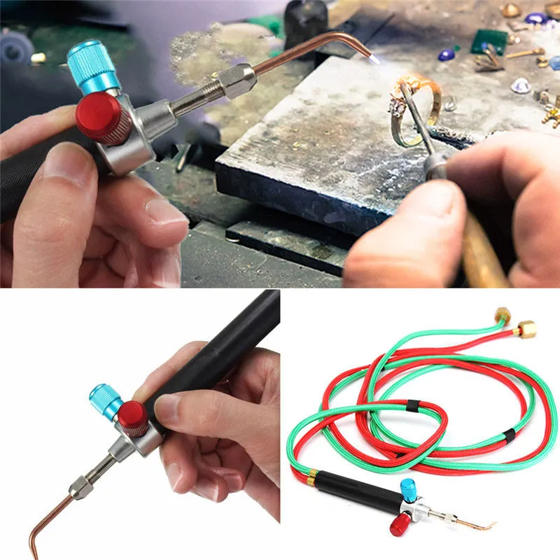 5 Tipps in Box Micro Mini Gas Little Torch Schweißen Löten Kit Kupfer und Aluminium Schmuck Reparatur machen Tools1280u