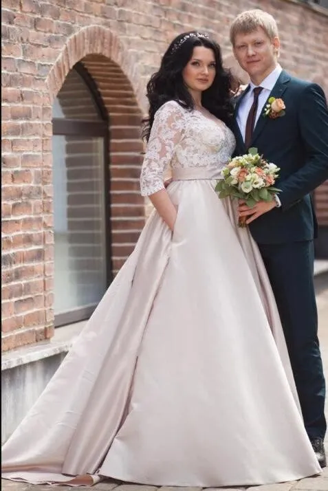 Champagne Empire Waist Wedding Dresses Princess... From 91,8  | DHgate