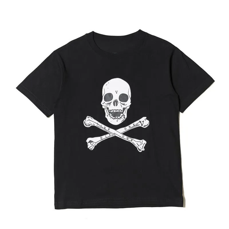 ASAP ROCKY Noel Erkek T Gömlek Moda Siyah Kafatası Baskı Kısa Kollu Rahat Erkek Bayan T-Shirt Polo Gömlek S-XL