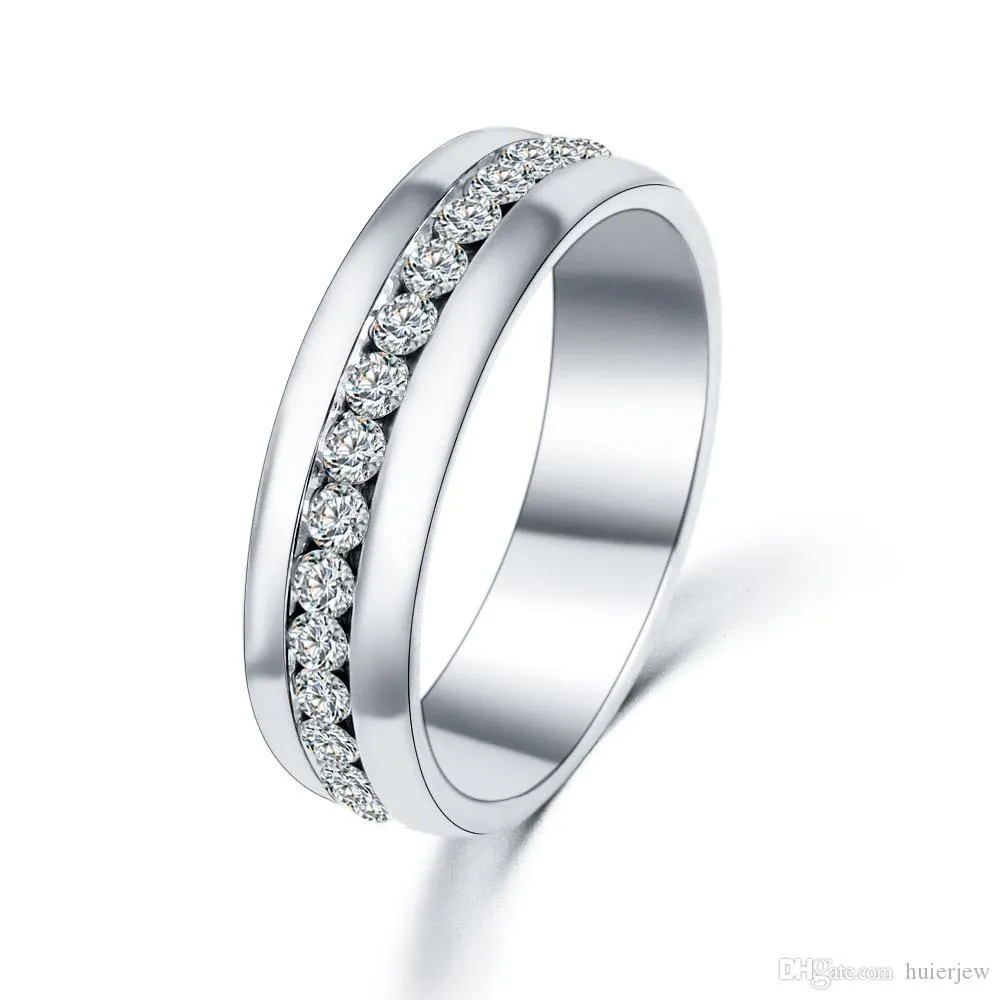 Кольца золотые серебряные черные хрустальные кольца обручальные кольца сплавы горный хрусталь ювелирные изделия из США размер золотые серебряные кольца