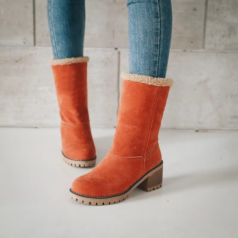 Skylar fur hot sale heeled boots