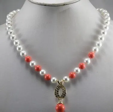 Livraison gratuite nouvelle arrivée design18inches Noblest blanc collier de perles d'eau douce 7-8mm perle bijoux bijoux de mode