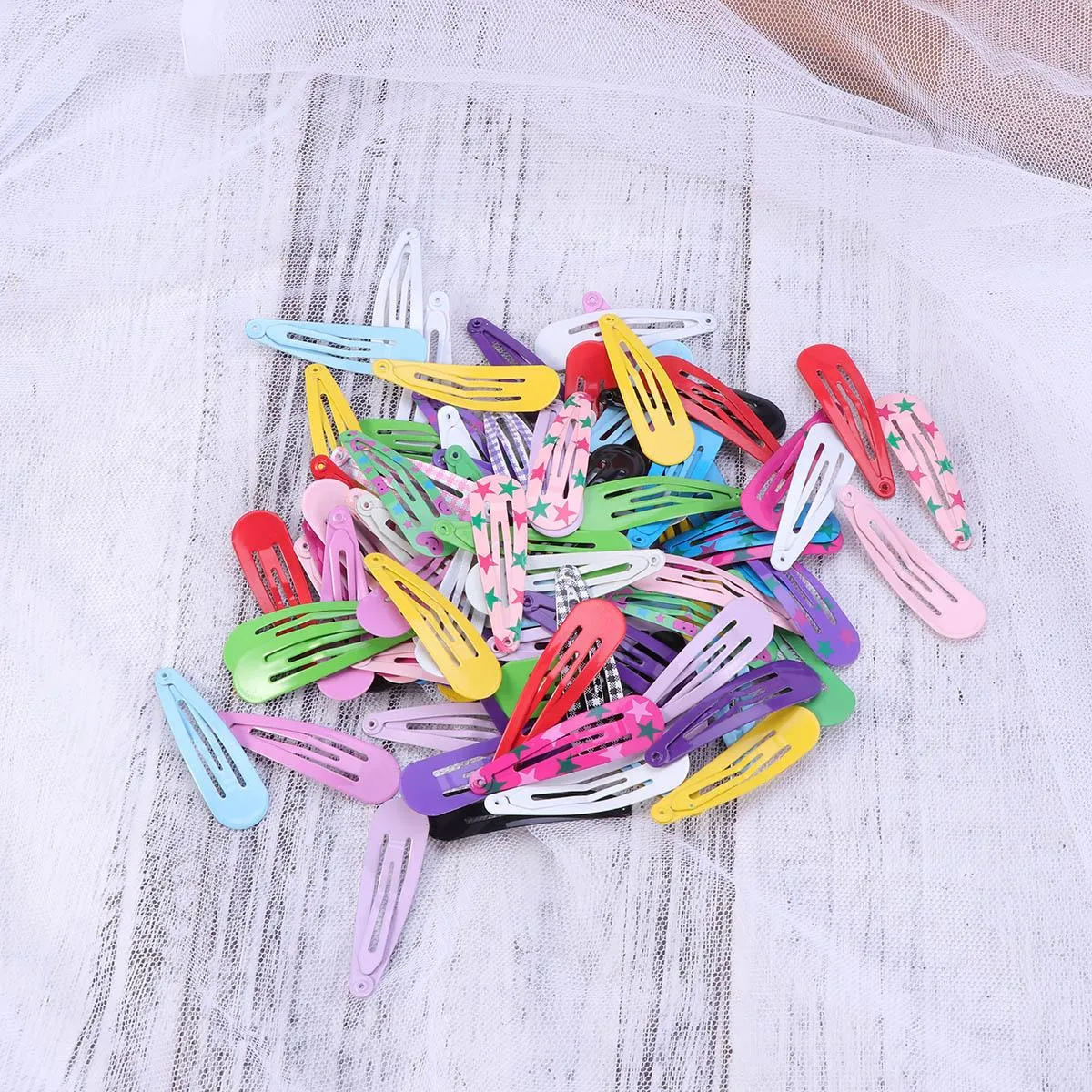 DHgate 100Pcs Cute Hair Pins for Girls Printed Bobby Pins Barrette Hair Clips for Children Kids Hair Accessories Jewelry