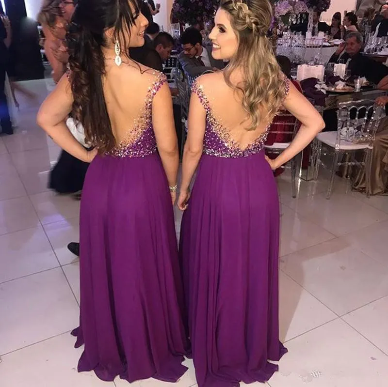 Glitter top bridesmaid online dress
