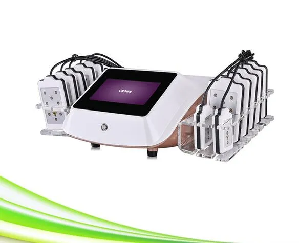 salon spa clinic 14 pads diodes lipolaser body slimming cavitation lipolaser