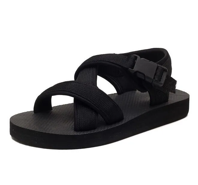 Moda Novo Unissex Casual Salto Baixo Estudantes Breathe Outdoor Vietnam Beach Shoes Sandálias com Tira no Tornozelo Tamanho 35-44