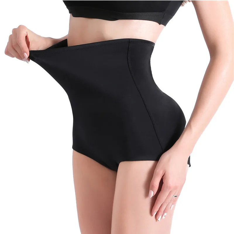 Moda-cintura treinador sem costura cintura alta formando pantie barriga controlando roupa interior mulheres esticando barriga modelando shaper controle calcinha