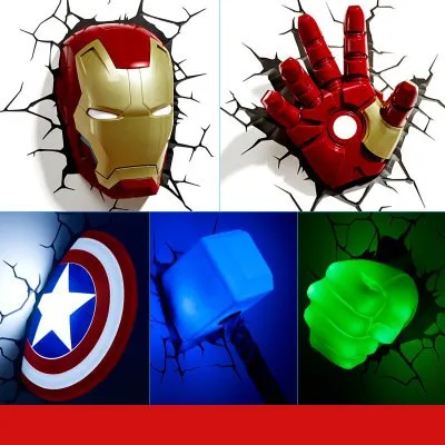 Avengers bedside lamp cheap
