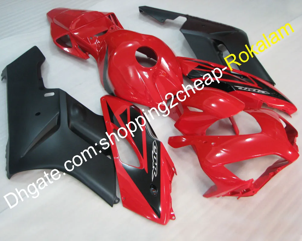 Für Honda CBR 1000 RR 2004 2005 CBR1000 1000RR CBR1000RR 04 05 ABS-Karosserie Schwarz Rotverkleidung (Spritzguss)