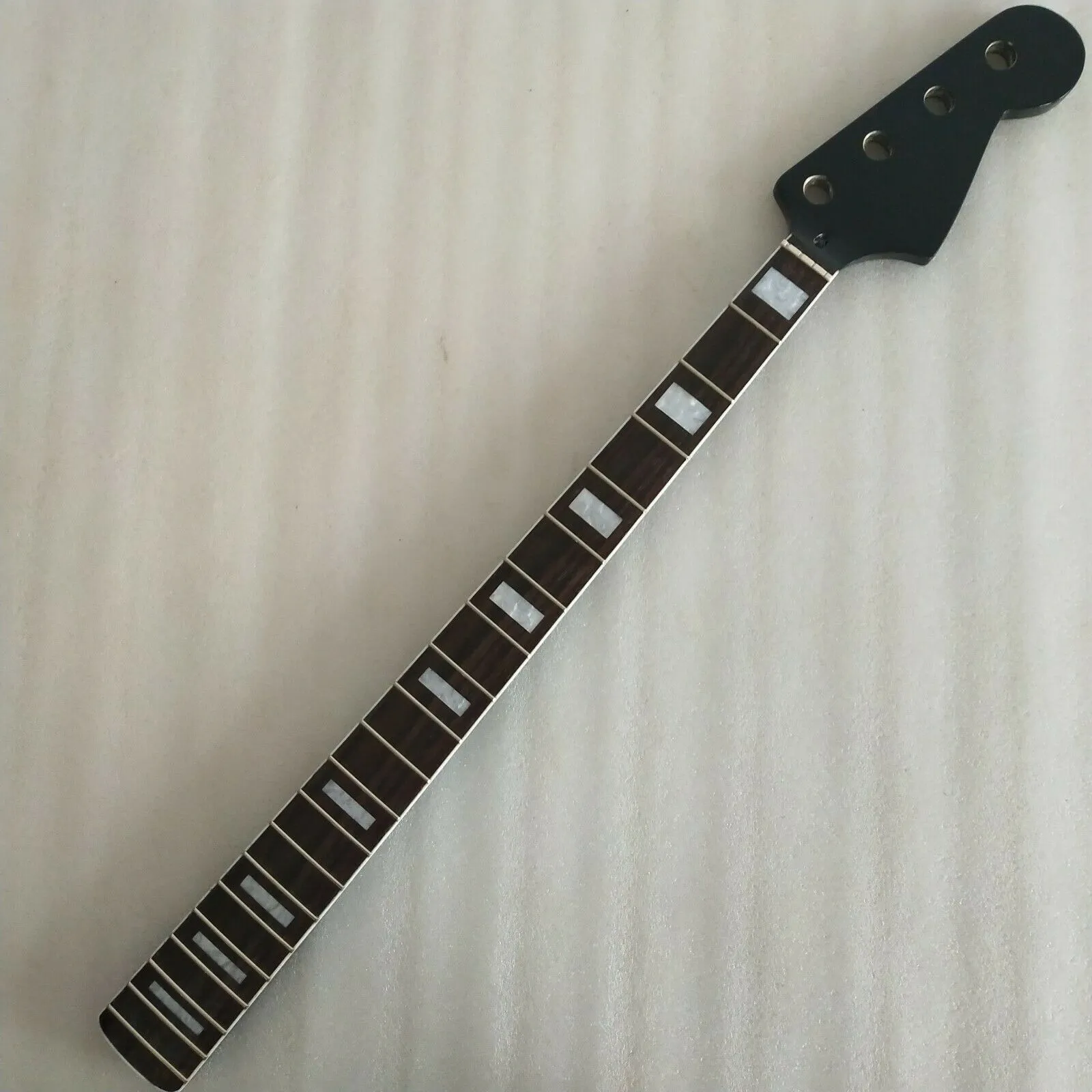 Fret Preto 20 bordo Neck Para elétrica J Bass Guitar Neck Peças 4 cordas 38 milímetros porca