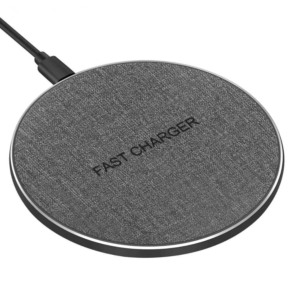 Portable 10W Qi Wireless Charger With Micro USB Mfi Charging Cable 11
