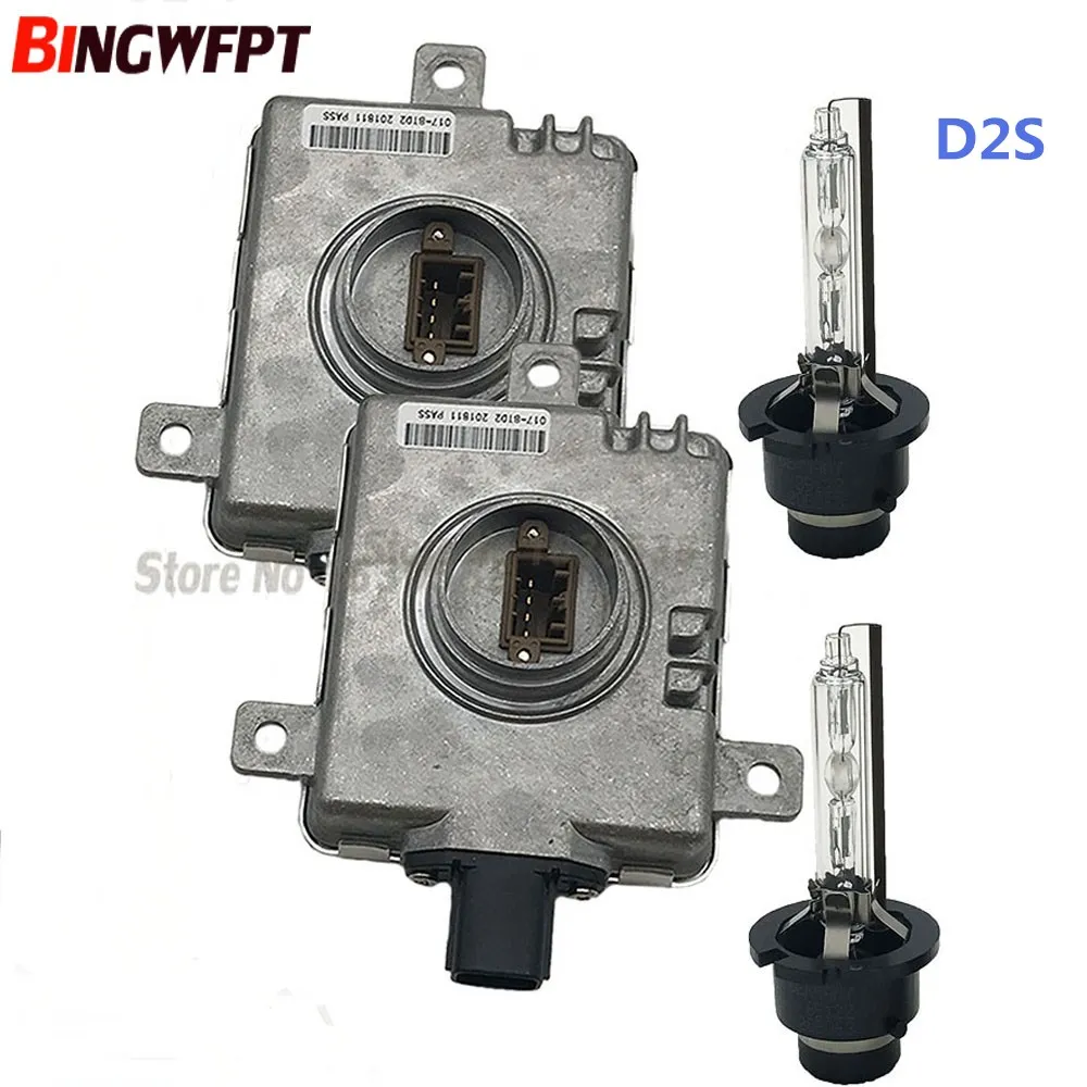 2x D2S D2R Ballast W3T20971 / W3T19371 +D2R/D2S 85126 HID Bulb+Wire Kit