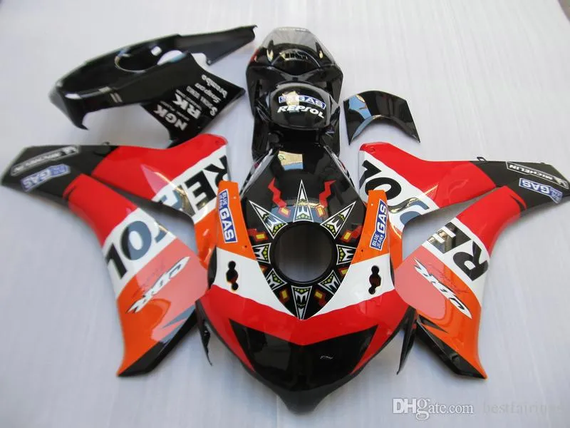 100% Injektion ABS Fairings för Honda CBR1000RR 2008 2009 2011 Fairing Kit CBR 1000 RR 08 09 10 11 FS23