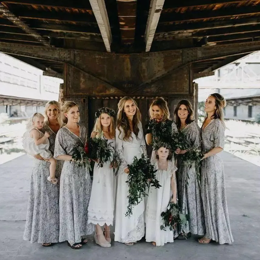 Vintage boho bridesmaid dresses hotsell