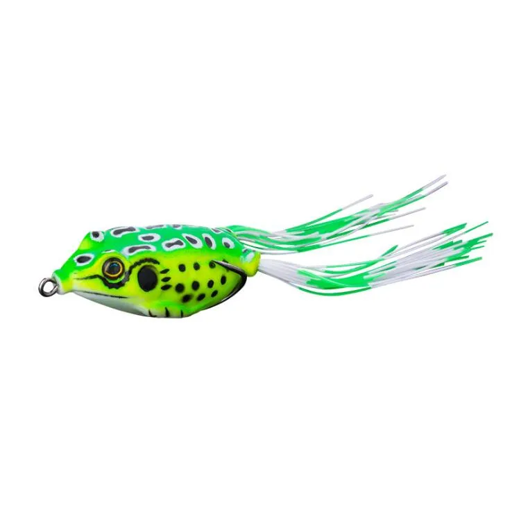 5 Esche Da Pesca Morbide A Forma Di Rana HENGJIA - 5.8cm, 12g, Per Persico E Luccio