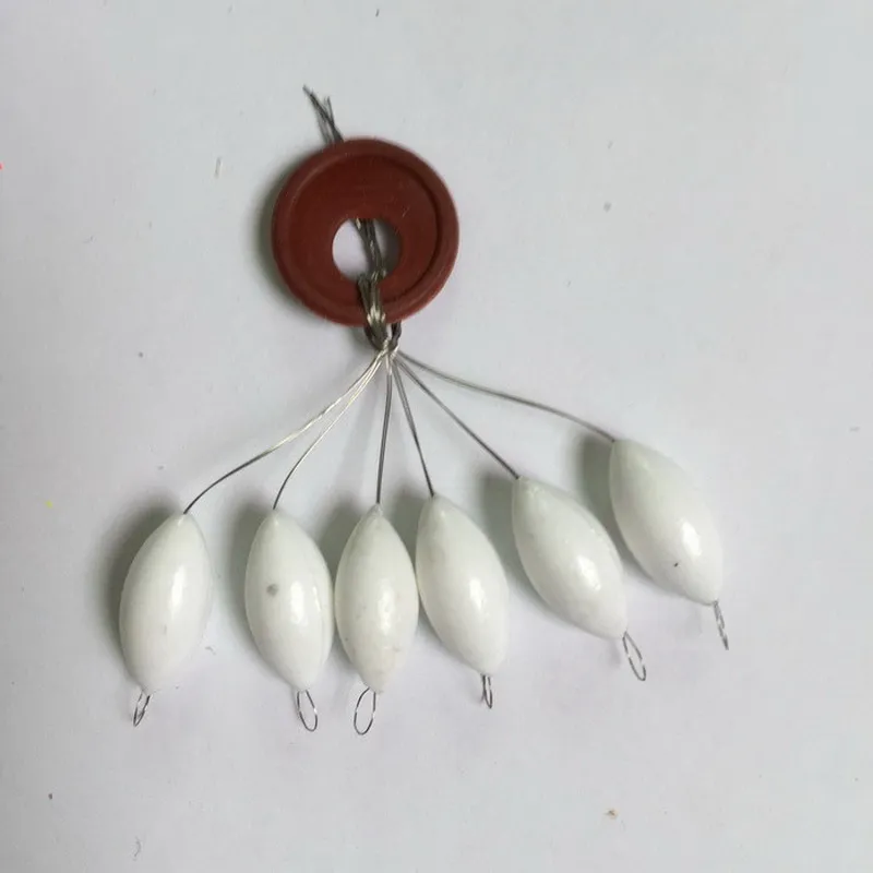 Fishing Float white 7-star Floats Beans For Fishing Lure Accessories 200bag 1200pcs Fishing Tackle253A