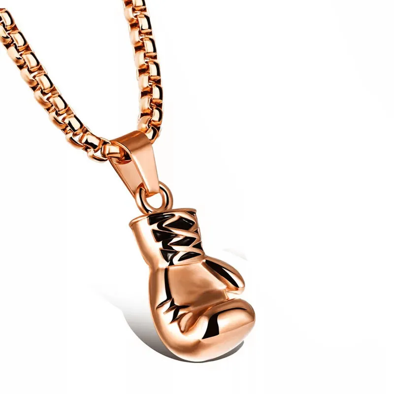 Stainless Steel Boxing Gloves Black Pendant Necklace Chain Pair Fashionable Sport Fitness Jewelry For Men And Boys From Redjune 18.78 DHgate.Com
