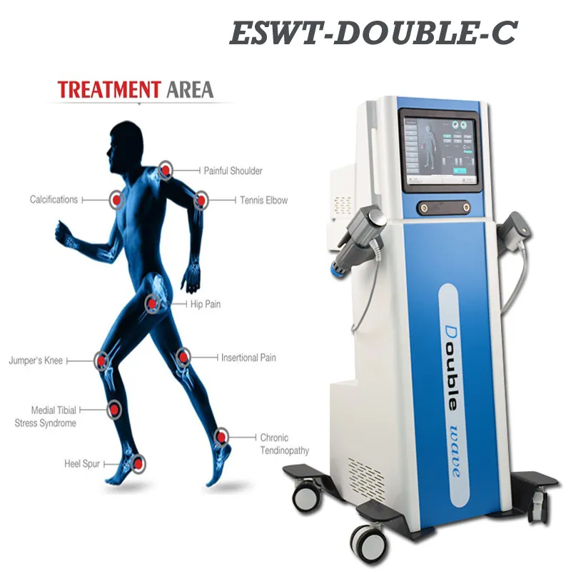 High Energy Shock Wave Therapy Machine Pneumatisk Shockwave Utrustning för smärtborttagning Erektil dysfunktionerad behandling Hem Klinik Användning