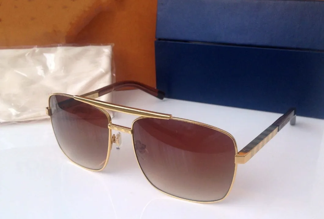 Luksusowe markowe okulary przeciwsłoneczne Dla mężczyzn Okulary przeciwsłoneczne Square Attitude 0259 okulary przeciwsłoneczne z metalową oprawką męskie markowe luksusowe okulary przeciwsłoneczne w stylu vintage
