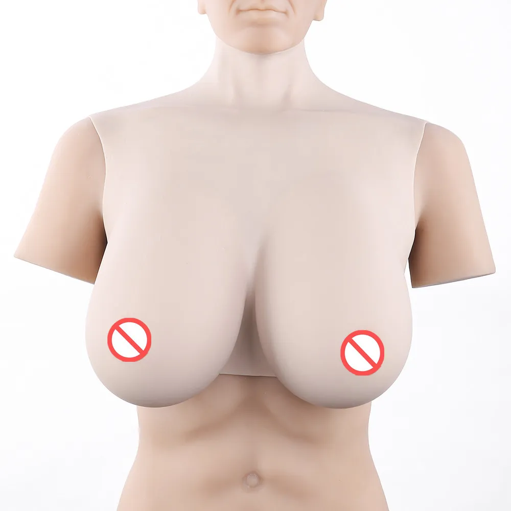 A-F Cup Boobs Falso Com Mamilo Qualidade Superior Full Bionic Import Silica Gel Realista Artificial Forma de Mama De Silicone