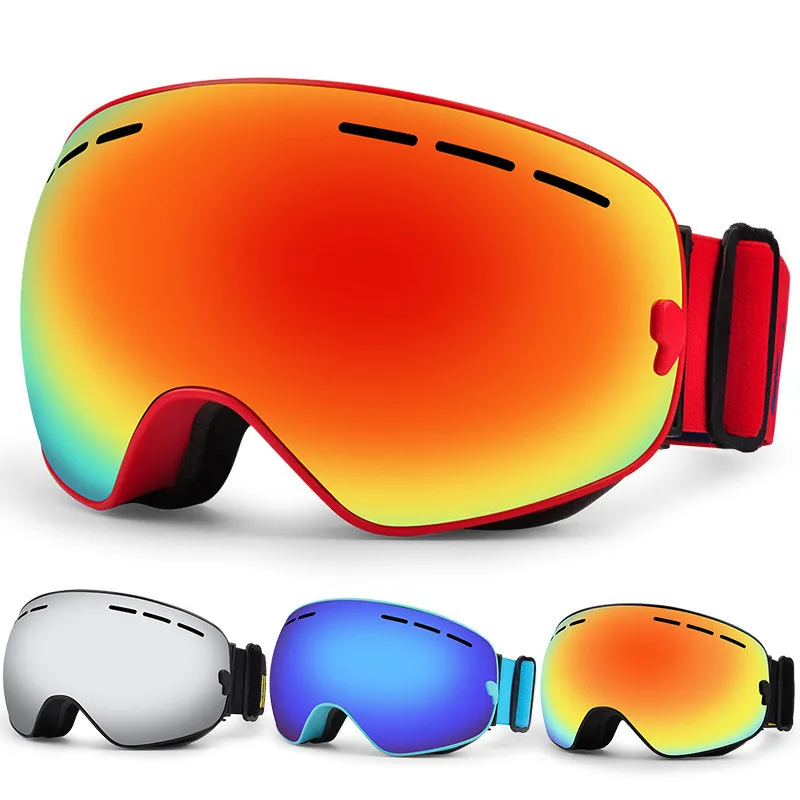Skiing Double Anti Glare Lens Ski Night Vision Goggles Lens Anti Fog
